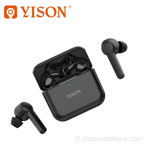 YISON TWS casque sans fil Earbud 5.0 Version